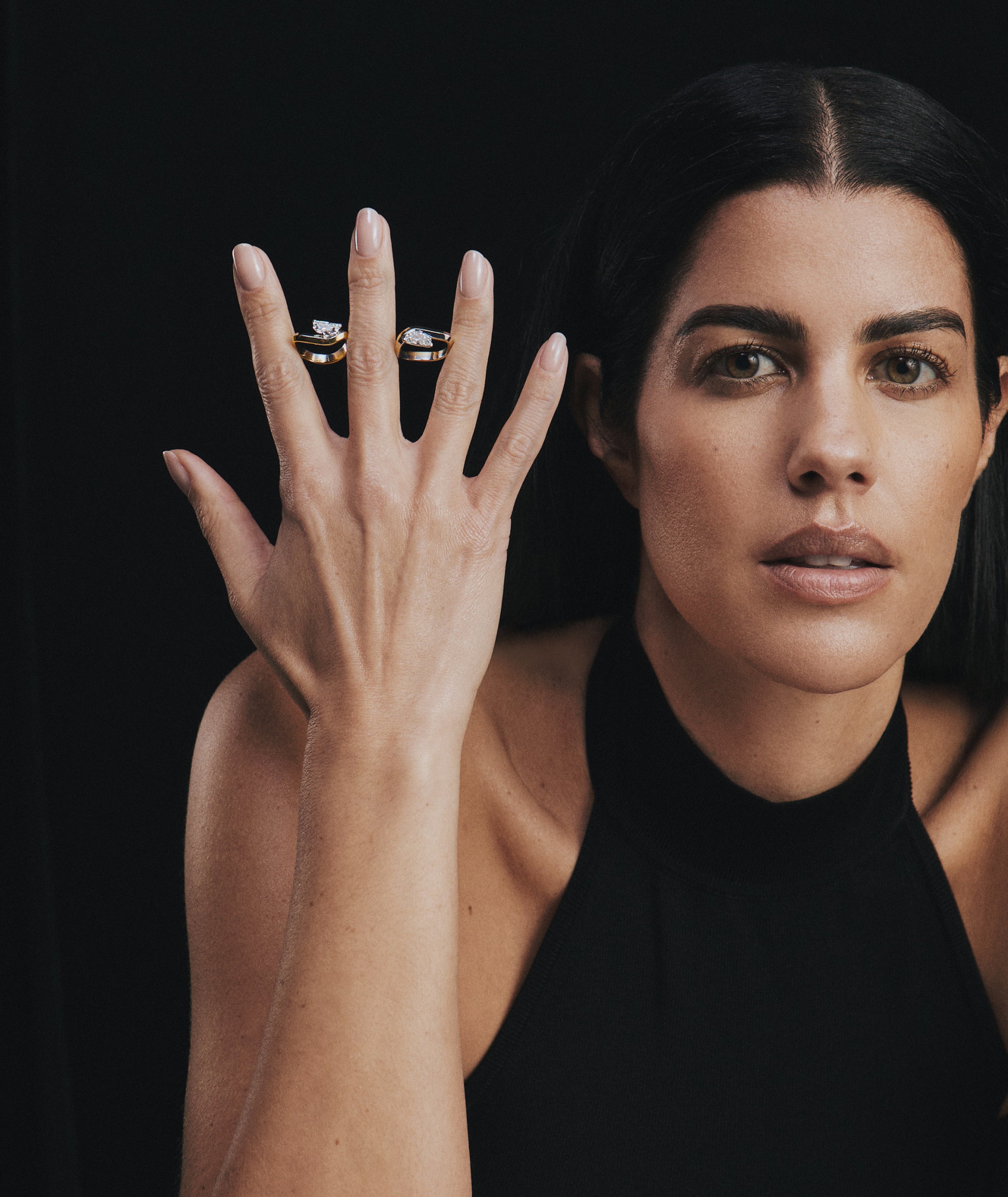 Contour Diamond Ring