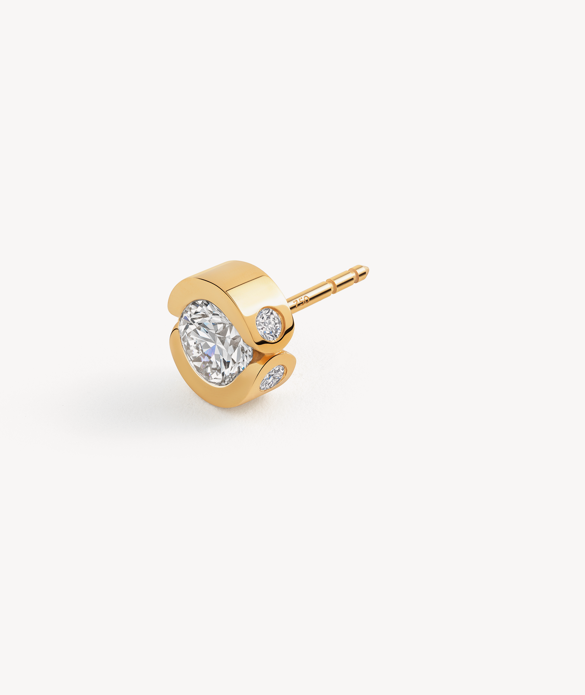 Hinged Diamond Stud
