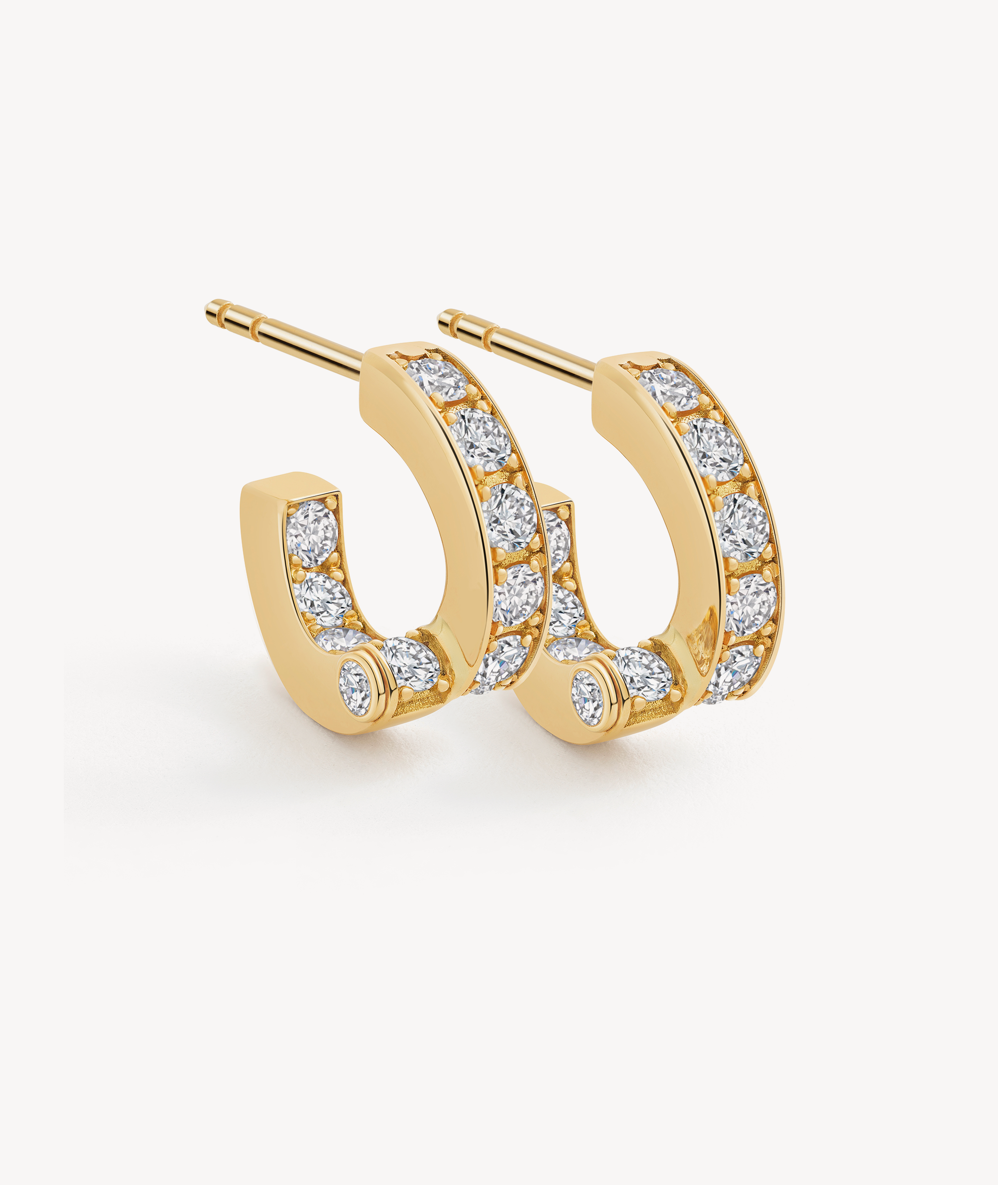 Coil Pavé Hoops