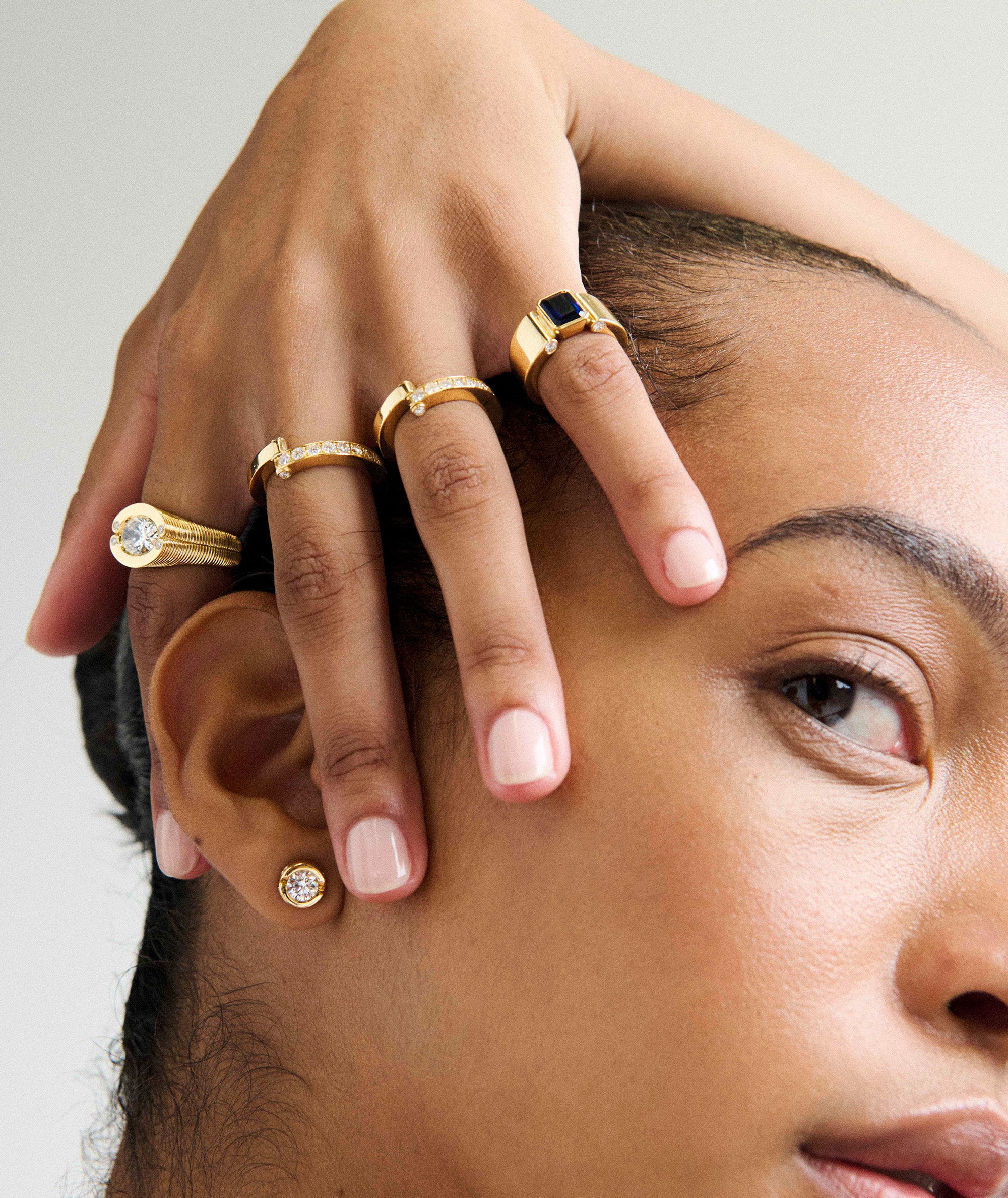 Hinged Diamond Studs