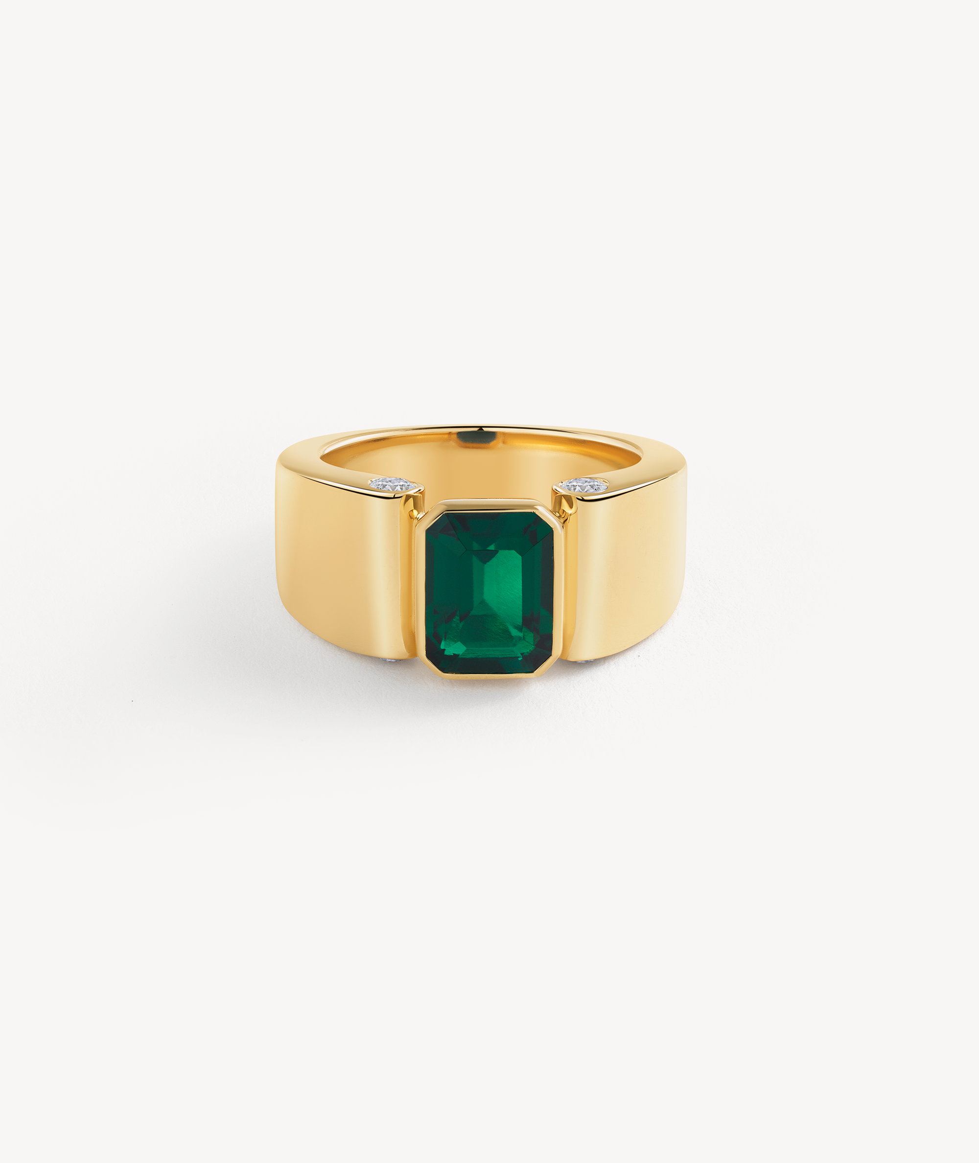 Axle Emerald Ring