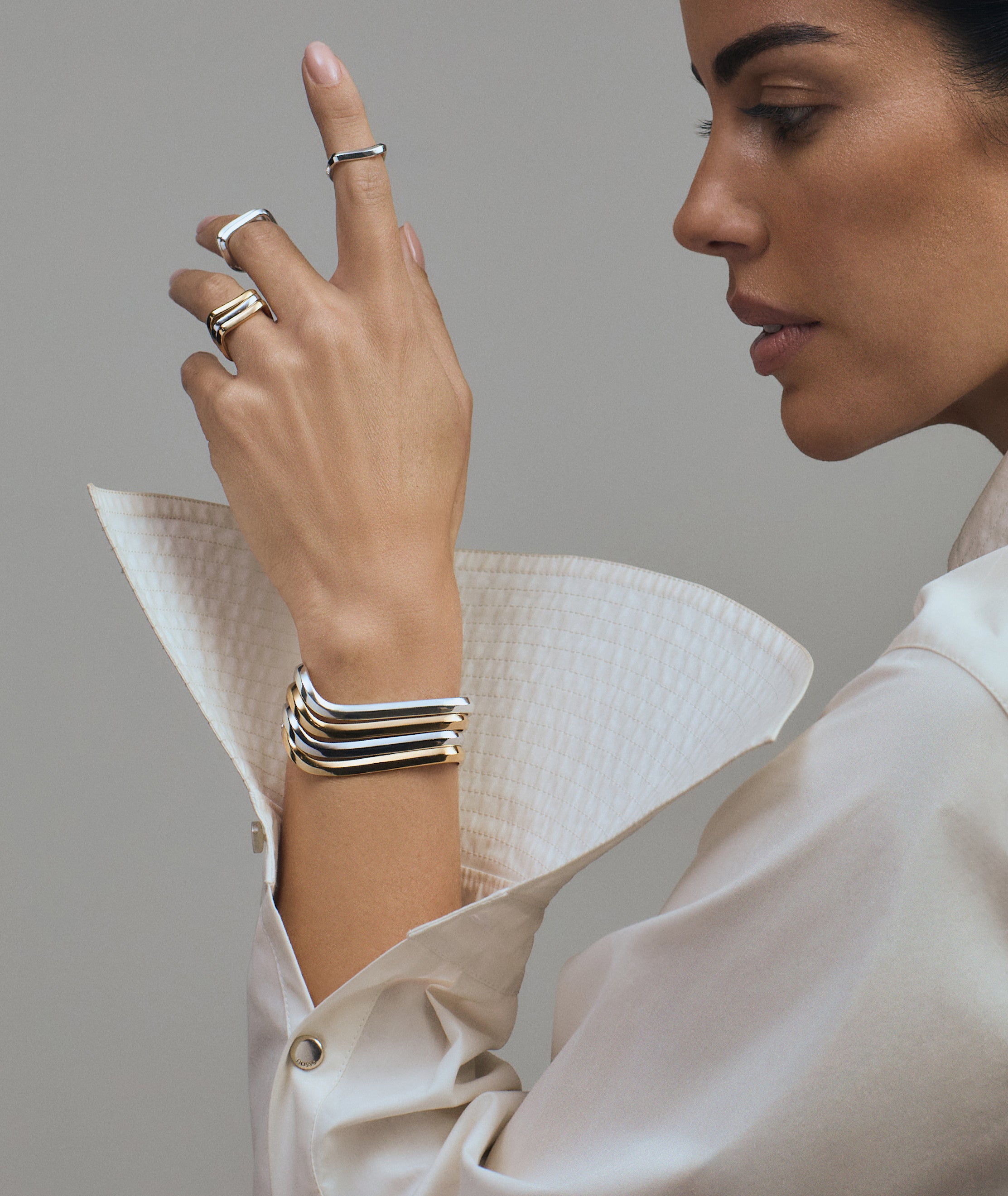 Trace Silver Bracelet