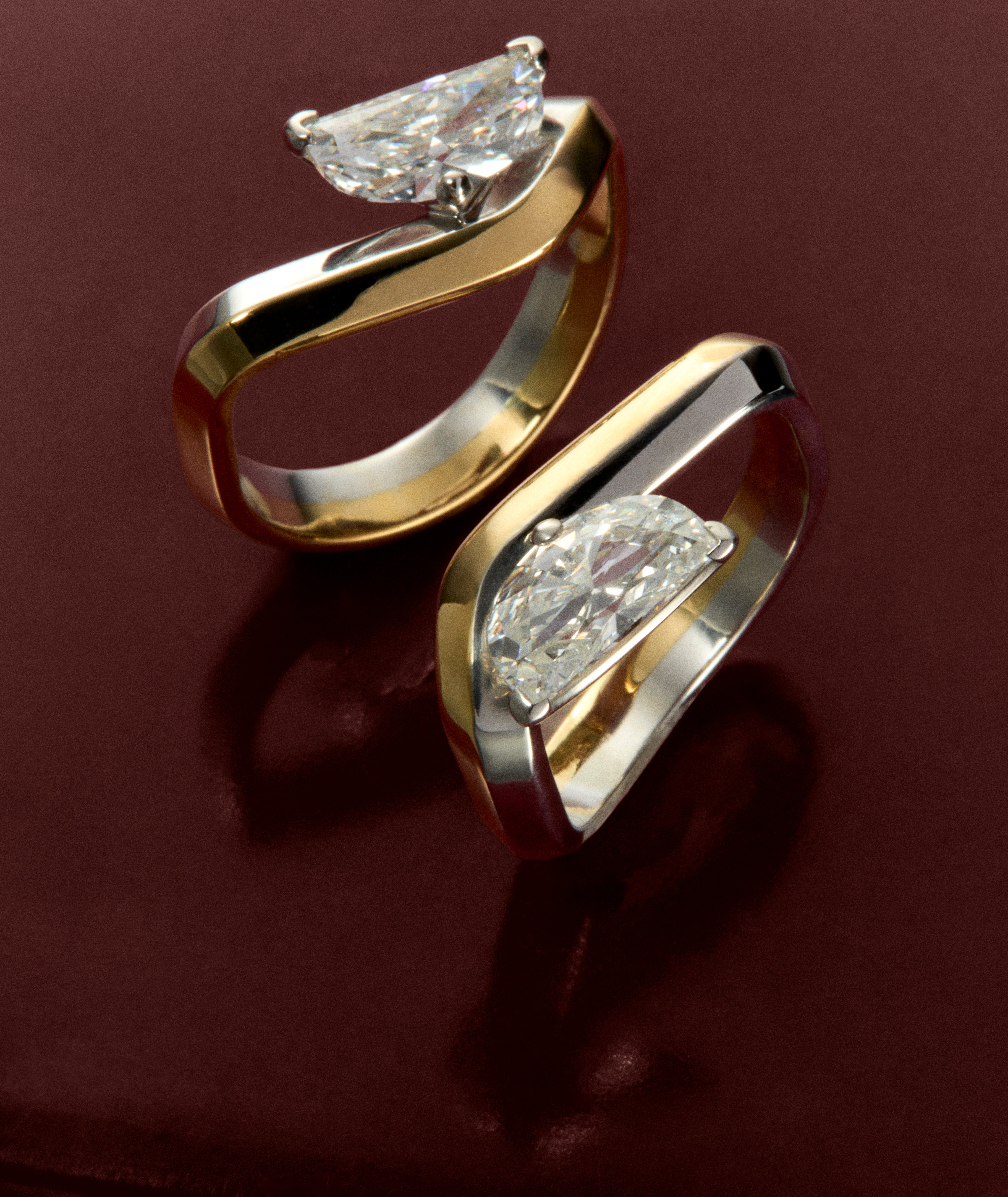 Contour Diamond Ring