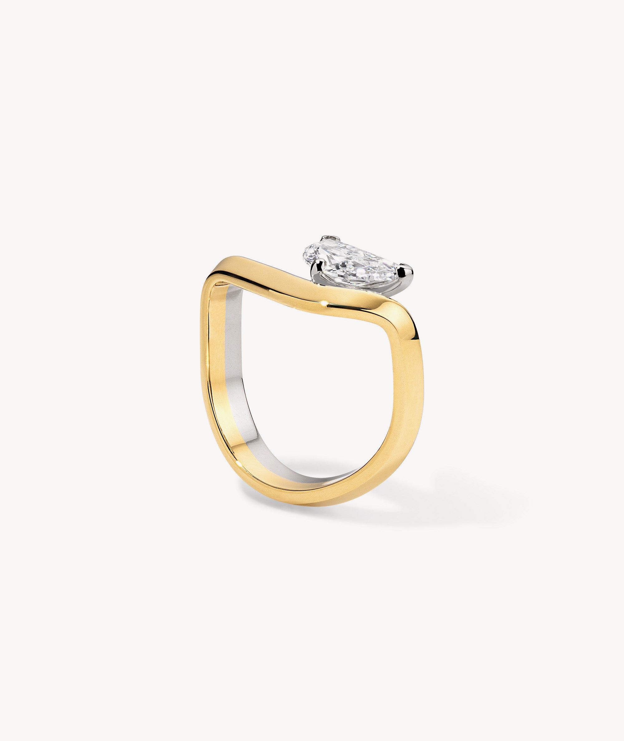 Contour Diamond Ring