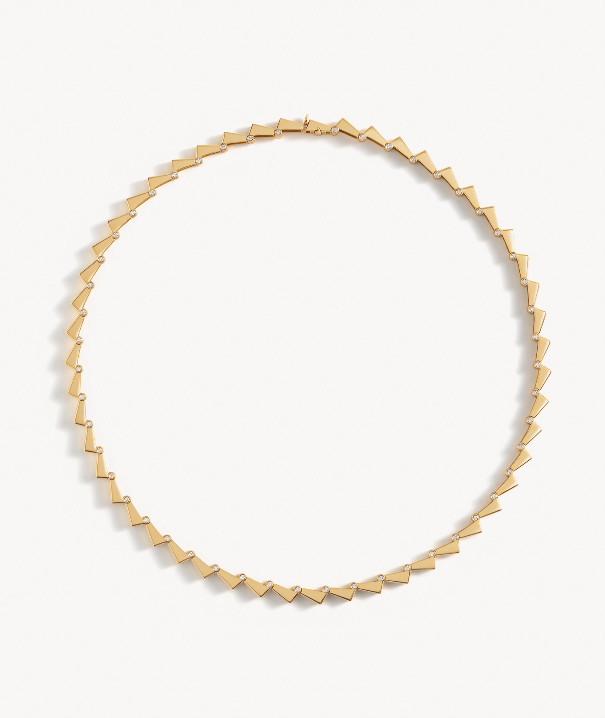 EREDE necklace in 18k recycled yellow gold and lab-grown diamonds.